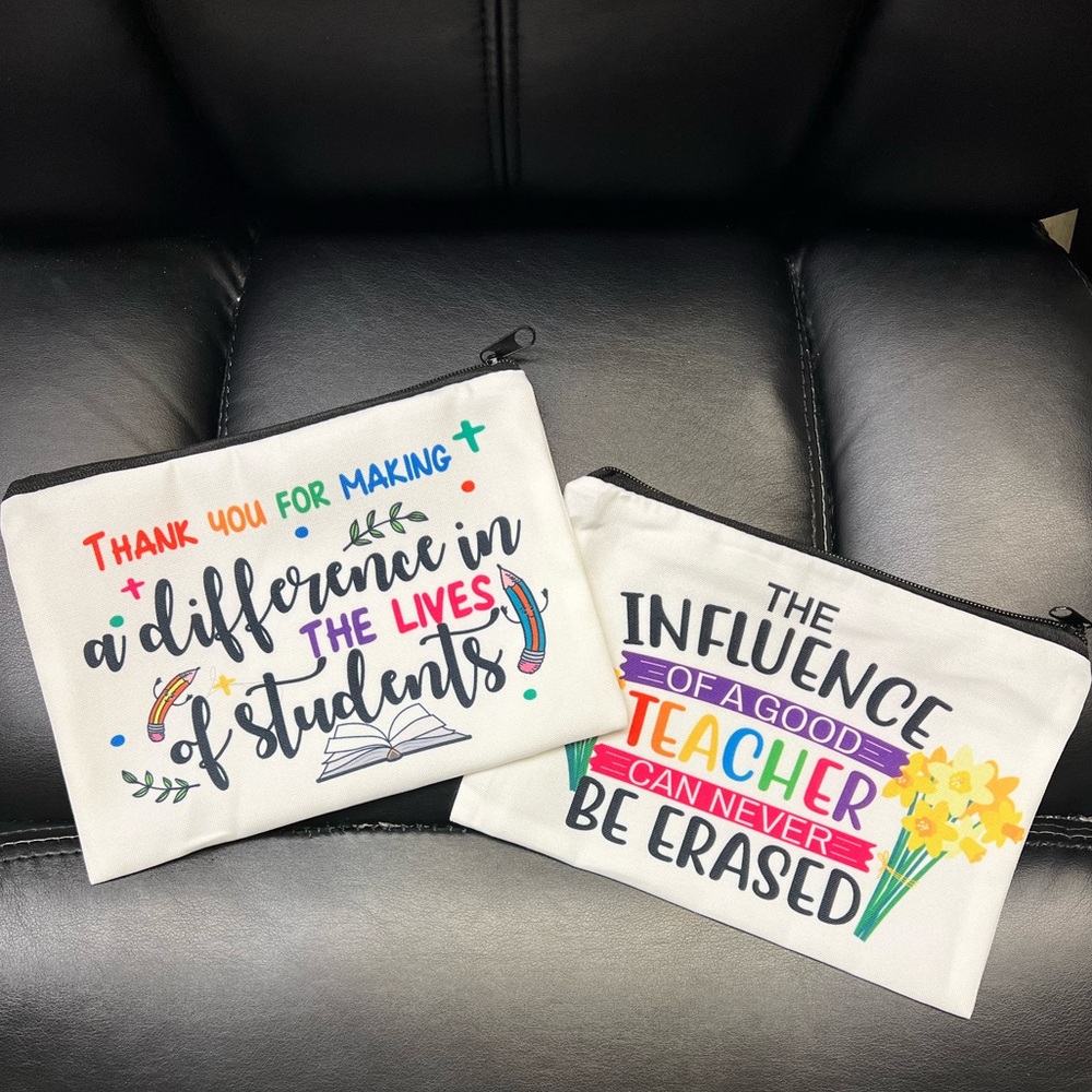 Inspirational Teacher Pouch Set